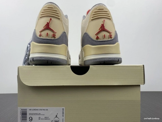 Retro 3 Jordan DH7139-100 Air Muslin 0718